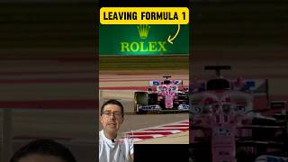 Rolex leaving Formula 1