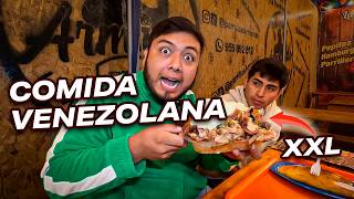 Probando COMIDA CALLEJERA de Venezuela en La Calle Del Hambre