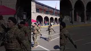 Ayacucho. Desfile en plaza de armas 17nov2024