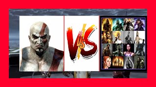 ⚠️ PELIGRO ⊳ KRATOS vs DIOSES GRIEGOS 😱 (Ares,Persefone,Atenea, Poseidon,Thanatos...) PARTE 1