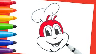 Drawing Jollibee | Fun Simple Drawings