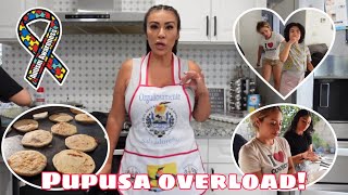 Pupusa overload + back to school try on haul! | Autism life with Ashy