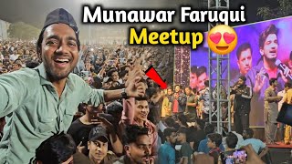 Munawar Faruqui Meetup || Munawar faruqui Meetup Mumbra 😱 || Munawar Faruqui