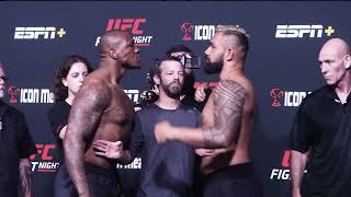 Zac Pauga vs Mohammed Usman WEIGH-IN & FINAL FACEOFF - UFC ON ESPN 40