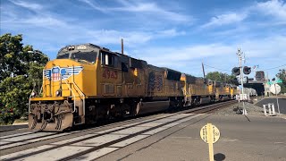 Union Pacific 4945 leading the MRVOA through Sacramento