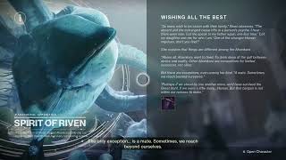 Destiny 2:Season of the Wish:Speak to Riven (Week 3)