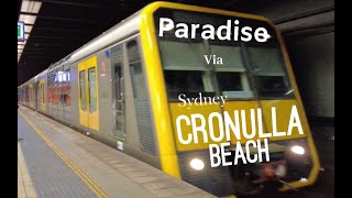 TRAIN HEADING TO CRONULLA BEACH