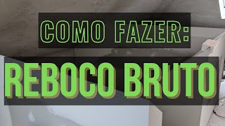 STRUCTO-LITE para fazer um reboco  bruto