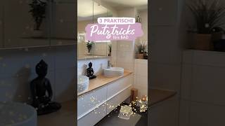 3 praktische Putztricks fürs Bad 🤩Damit wird alles blitzeblank✨ #cleaning #clean