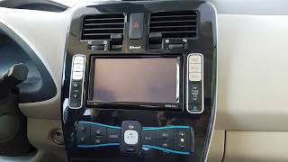 How to Remove Radio / Navigation from Nissan Leaf 2012 for Repair.