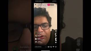 Tanmay bhat Instagram live with random part 1