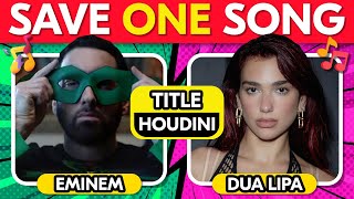 SAVE ONE SONG - TWO SONGS, SAME TITLE | MUSIC QUIZ