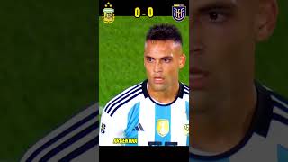 Argentina vs Ecuador Kualifikasi Piala Dunia 2026 Zona Conmeball #football