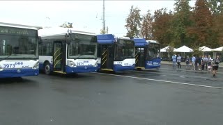 Lansarea la linie a unui lot de 20 troleibuze în municipiul Chișinău