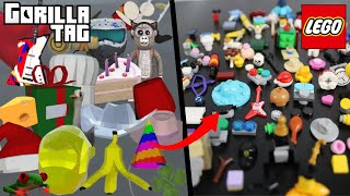 I Built 100 Gorilla Tag Cosmetics in LEGO!!!