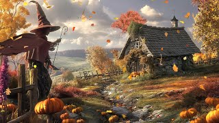 Rural Autumn Ambient Music | Haunted Village Ambience | Relaxing, Studying, Sleeping