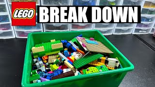 Having a LEGO Yard Sale Break Down