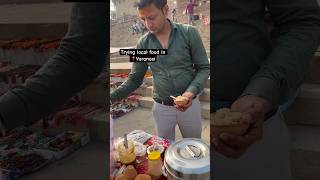 Tried street food in #VARANASI #banaras #kashi #uttarpradesh #india #streetfood