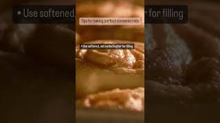 Tips for baking perfect Cinnamon Rolls #ytshorts