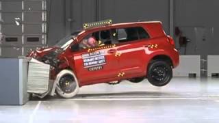 Crash Test2008 Scion xD moderate overlap test