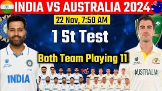 Ind vs aus BGT 2024 playing 11 1st test match |pearth pitch report 💯💯