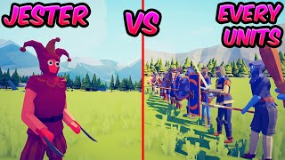 JESTER VS EVERY UNİTS! ⚔️😱😱| TABS - Totally Accurate Battle Simulator