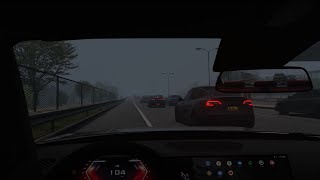 Illegal driving style on full highway || No Hesi - Assetto Corsa