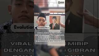 Viral! Siswa ini mirip dengan wapres Gibran Rakabuming Raka, netizen kirain mas Gibran masih sekolah