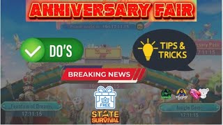 FREE Anniversary Event Hints for F2P Players in State of Survival!