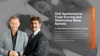 Race Academy Webinar: Oral Appliances to Treat Snoring and Obstructive Sleep Apnoea