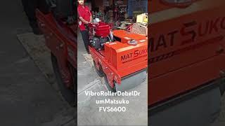 Vibro roller double drum Matsuko FVS6600 #vibroroller