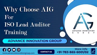 Why Choose AIG for ISO Lead Auditor Training | Expert Certification