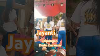 Jaipongan Dede Koswara JAYANTI #shorts #short #shortvideo #jaipongmodern #bajidoran #shortsviral