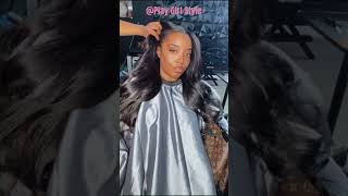 Tape In Extension On Natural Hair❓ Easy Hair Extension Tutorial I PlayGirlStyle #Shorts