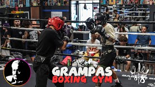 SOLID TECHNIQUE! Boxers Pull Up For Sparring At HUGE So-Cal Gym!