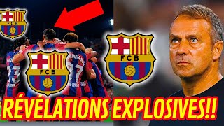 URGENT! SECRETS DEVOILÉS! LES COULISSES DE L'ARRIVÉE EXPLOSIVE DE FLICK AU BARÇA ACTUALITÉS DU BARÇA