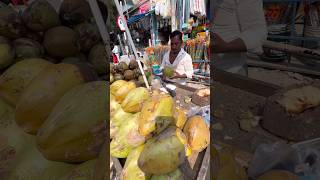 Old Coconut Cutting - Indian Street Food