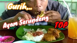 Mukbang Ayam Goreng Serundeng, gurihhhh......