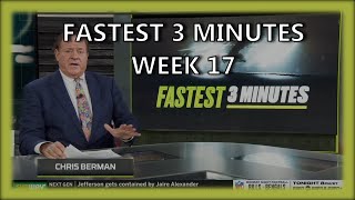 Chris Berman Fastest 3 Minutes | ESPN MNF 2022 Week 17 | BENGALS vs BILLS