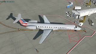 Xplane 11 | Piedmont OPS | E145 | KALB-KPHL