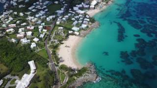 Copy of The beach at John Smiths Bay Bermuda - Aerial Video