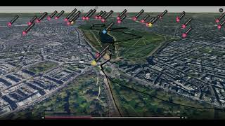 Princess Diana Memorial Walk, London - 3D fly-through