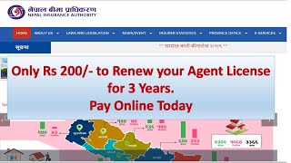 Insurance Agent License renew at Rs 200 for 3 years | Agent License renew Online.