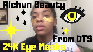 Aichun 24K Gold Eye Masks Review (Free on DTS)