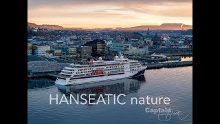 Cruise ship HANSEATIC nature at Trondheim | CaptainsVoyage