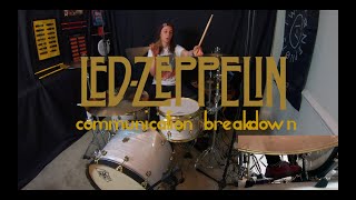 led zeppelin - communication breakdown - drum cover