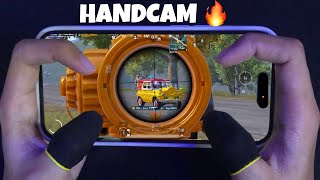 120 FPS + 4 Finger Gyroscope !? 😱 HANDCAM iPhone 14 Pro 😍 PUBG Mobile