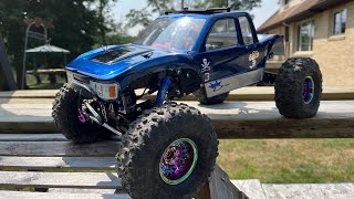 1st RC paint job done, SR Customs Drunken Redneck comp chassis build is nearly complete!