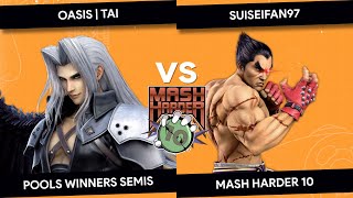 Mash Harder 10 - Oasis | Tai (Sephiroth) vs suiseifan97 (Kazuya) - Pools Winners Semis