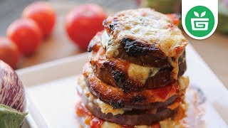 VEGETARIAN || Baked Eggplant Tower